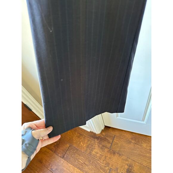 New York‎ And Company Career Pants 16 Average Women's Black Pinstripe - Picture 5 of 14
